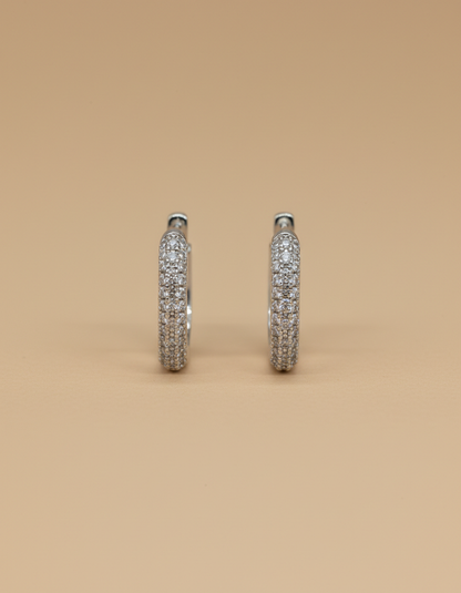 stainless steal silver polish with diamond anti tarnish anti allergic fancy earring for girls