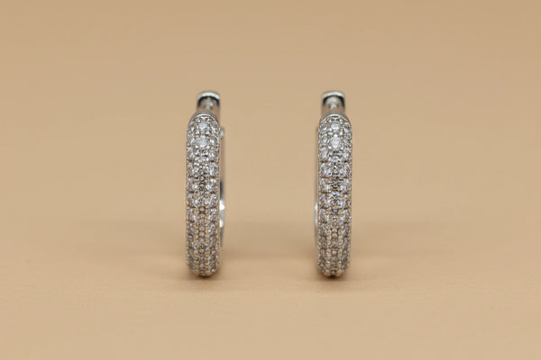 Diamond Fancy Earring for Women (Design 6) – Silver