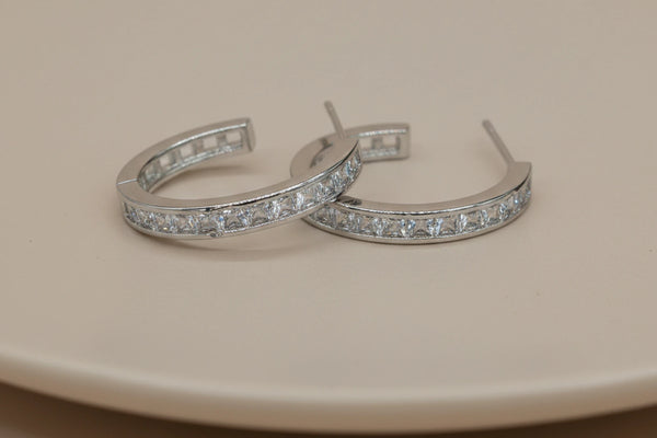 Diamond Fancy Earring for Women (Design 3) – Silver