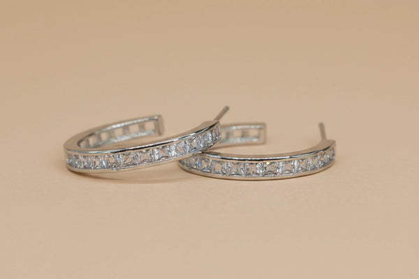 Diamond Fancy Earring for Women (Design 3) – Silver