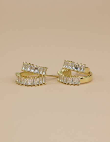 18kt goid polish with diamond anti tarnish anti allergic fancy earring for girls