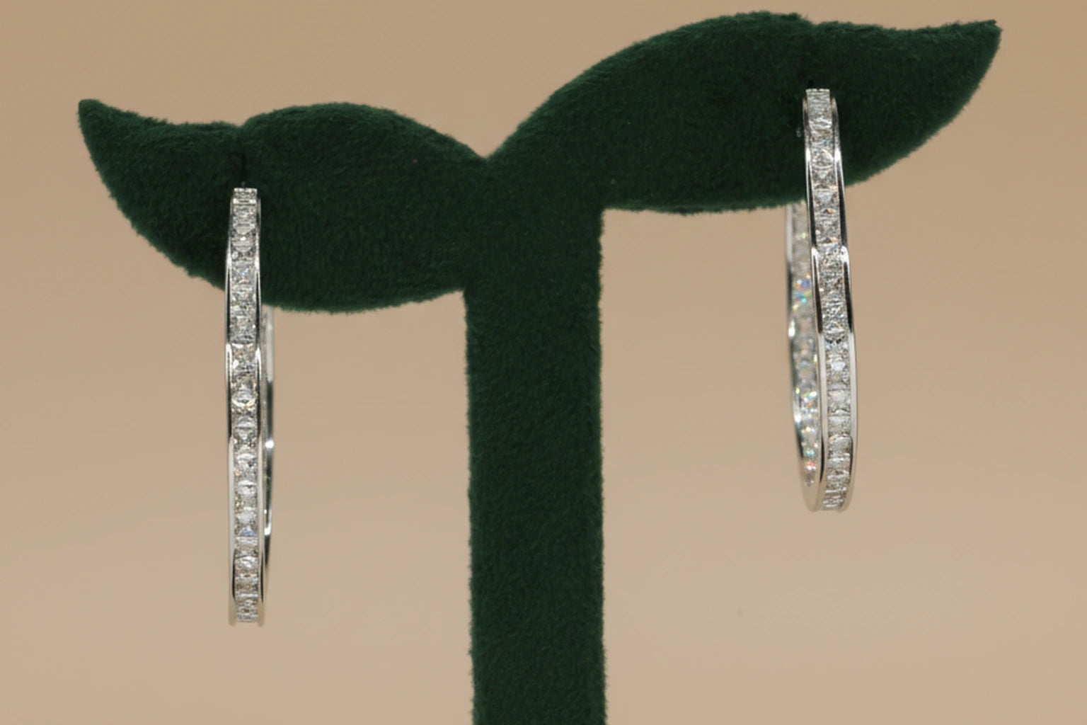 Stainless Steel Silver Polish with Diamond Anti-Tarnish & Anti-Allergic Fancy Earring for Girls (Design 2)