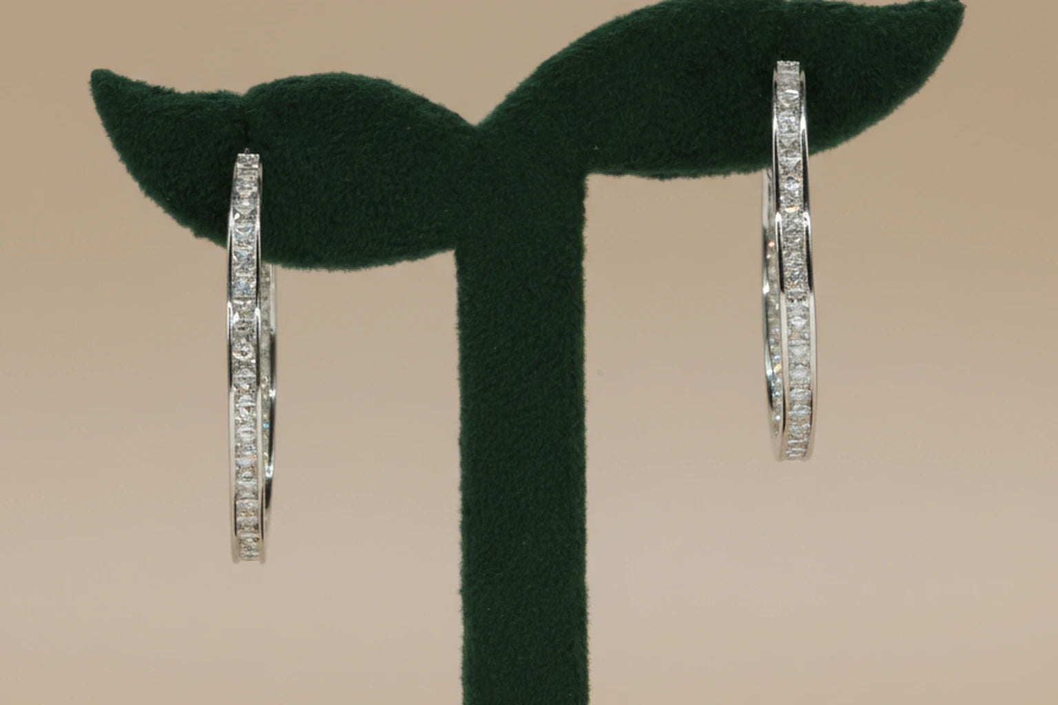 Stainless Steel Silver Polish with Diamond Anti-Tarnish & Anti-Allergic Fancy Earring for Girls (Design 2)
