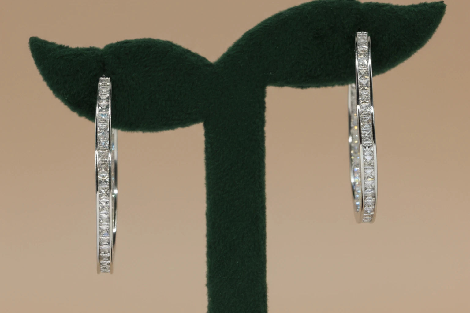 Stainless Steel Silver Polish with Diamond Anti-Tarnish & Anti-Allergic Fancy Earring for Girls (Design 2)
