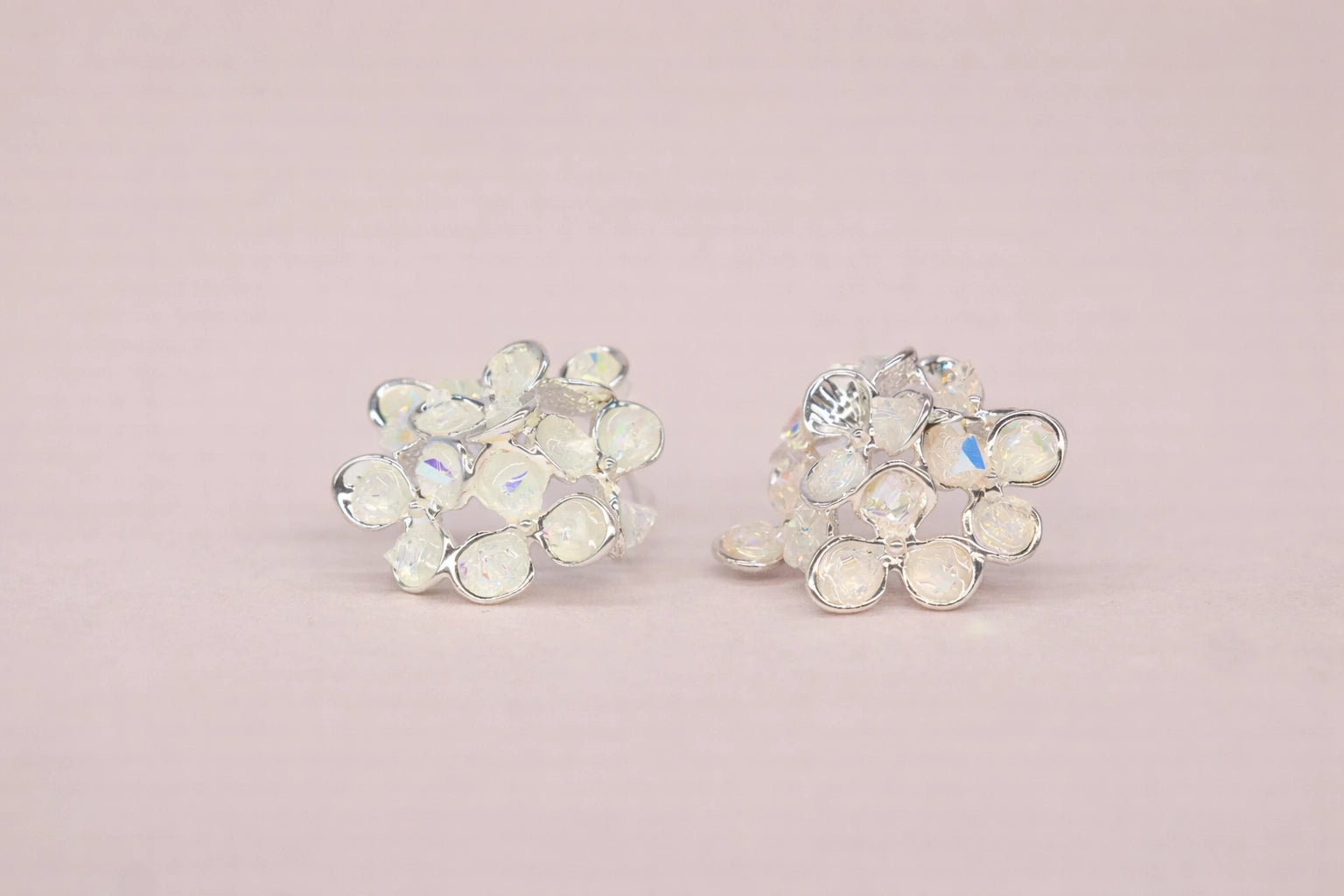Stainless Steel Silver Polish with Diamond Anti-Tarnish & Anti-Allergic Fancy Earring for Girls (Design 1)