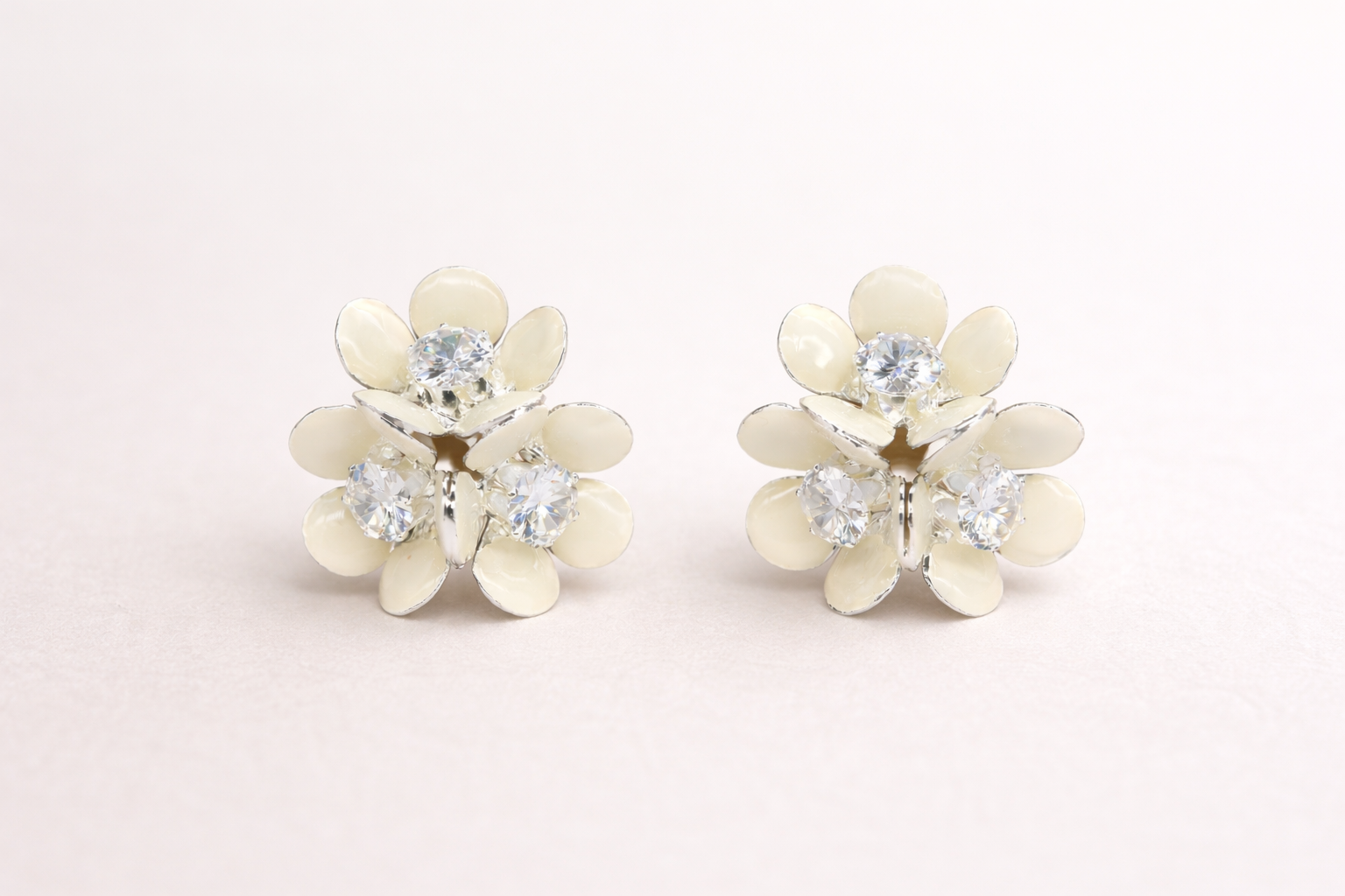 Swarovski Stone with 18kt Gold Polish Anti-Tarnish & Anti-Allergic Fancy Earring for Girls (Design 3)