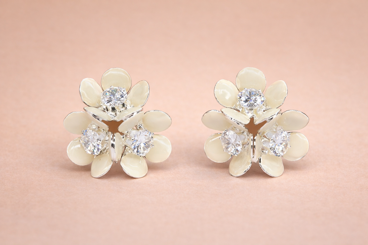 Swarovski Stone with 18kt Gold Polish Anti-Tarnish & Anti-Allergic Fancy Earring for Girls (Design 3)