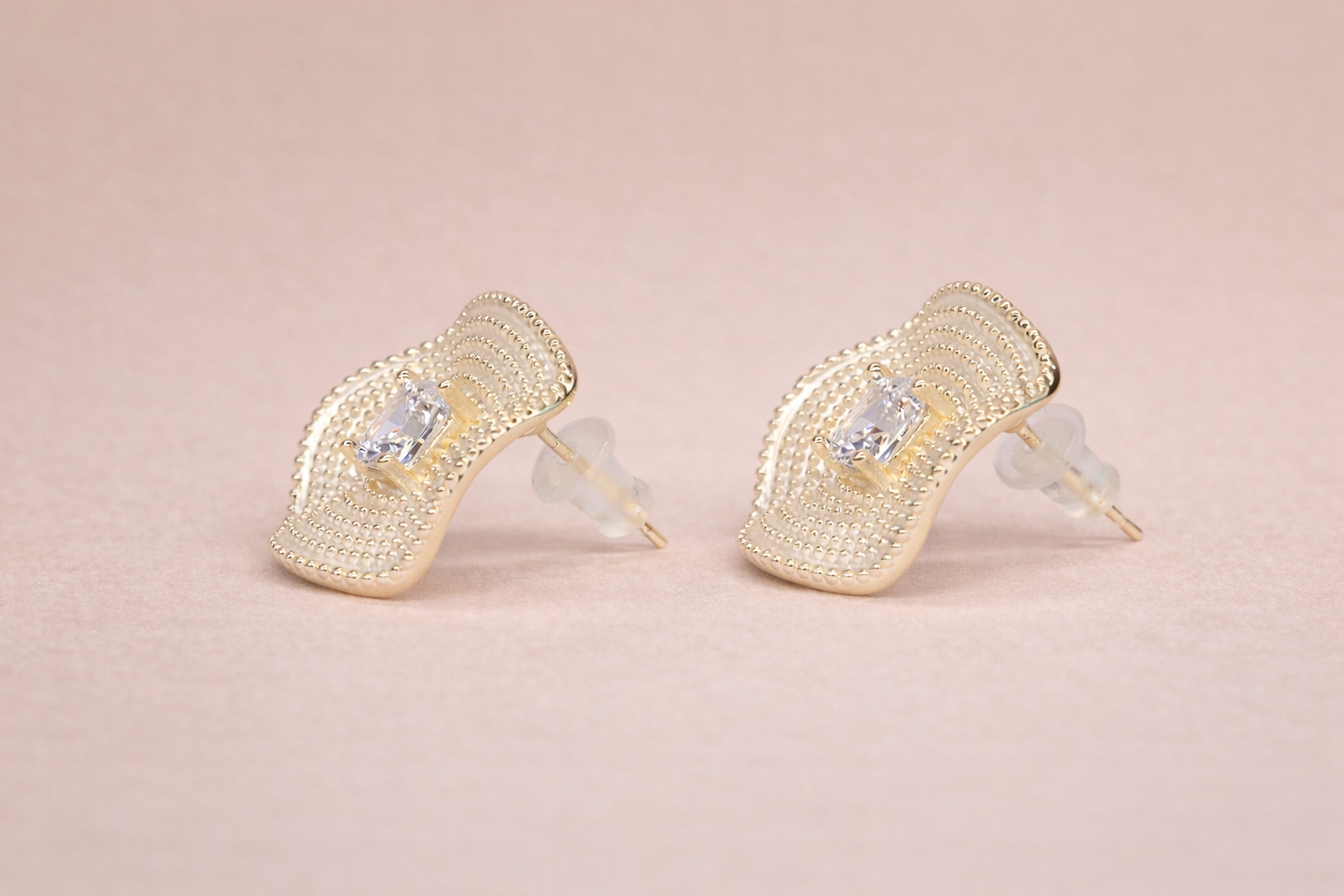 Swarovski Stone with Stainless Steel Silver Polish Polish Anti-Tarnish & Anti-Allergic Fancy Earring for Girls