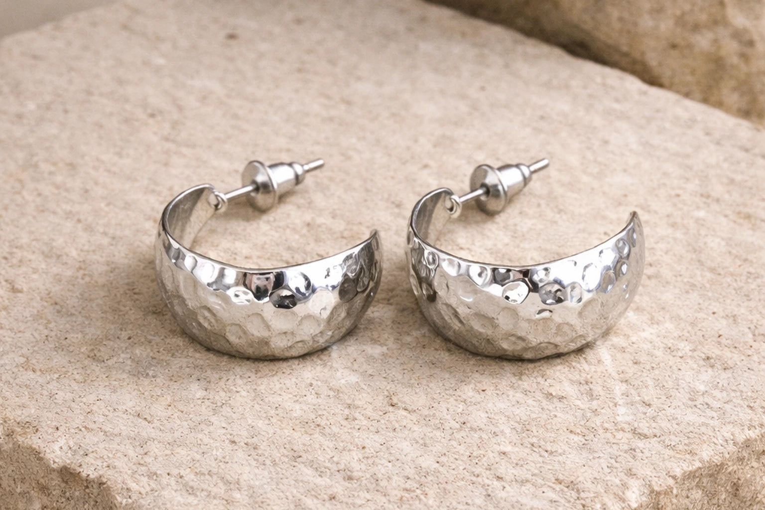 Stainless Steel Silver Polish Anti-Tarnish & Anti-Allergic Fancy Earring for Girls (Design 8)