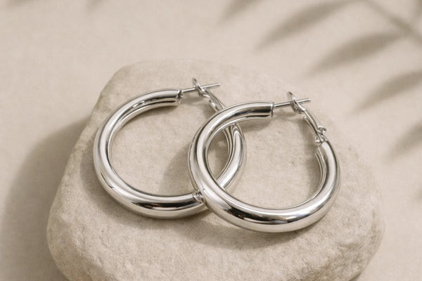 Stainless Steel Fancy Earring for Women (Design 7) – Silver