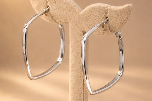 Stainless Steel Fancy Earring for Women (Design 6) – Silver