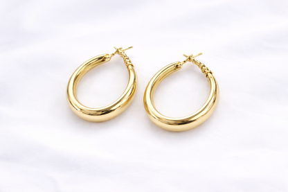 18 carat gold polish anti tarnish anti allergic fancy earring for girls