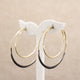 Fancy Black Earring for Women – 18K Gold Plated