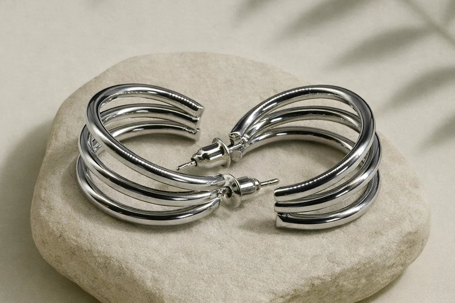 Stainless Steel Silver Polish Anti-Tarnish & Anti-Allergic Fancy Earring for Girls (Design 3)