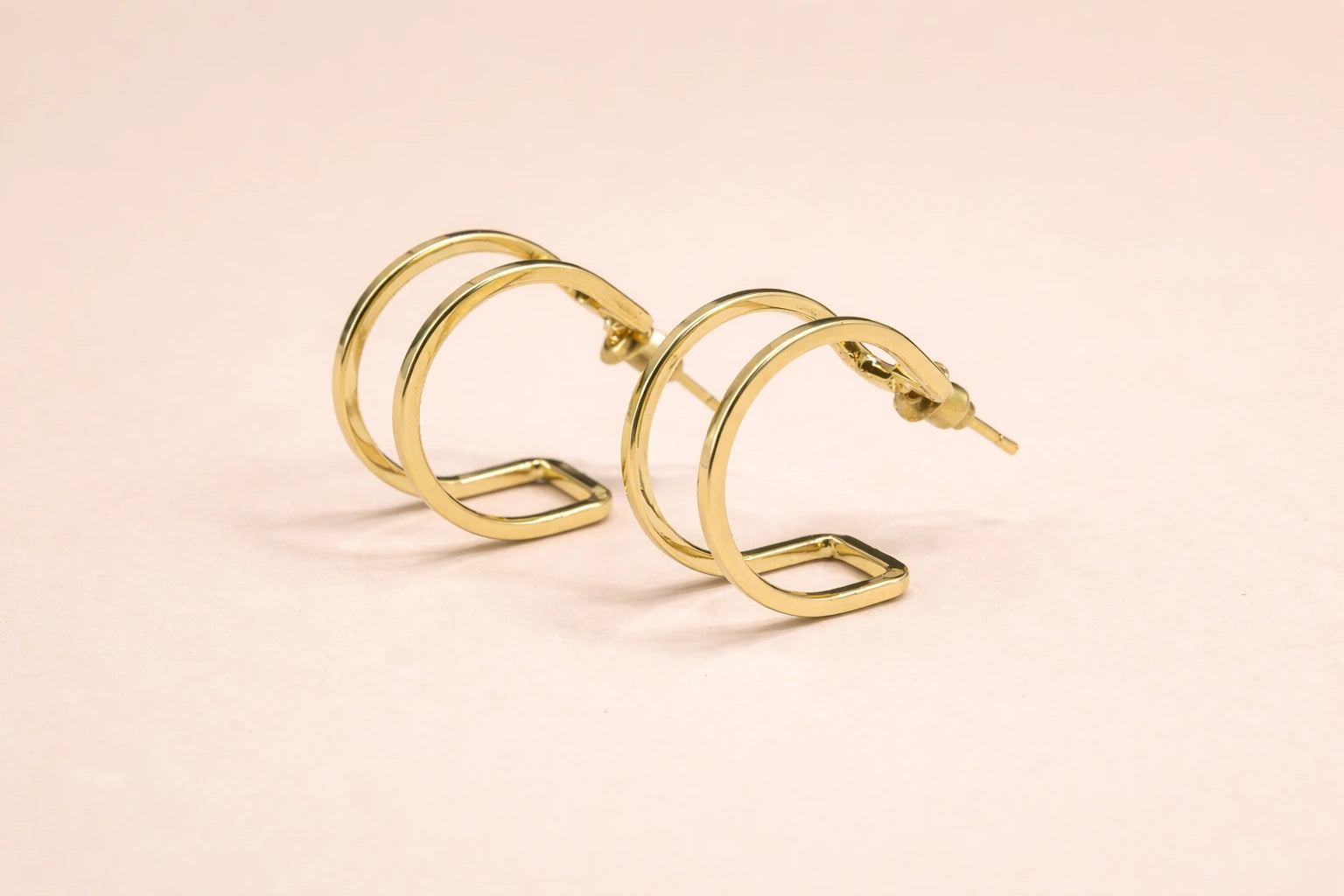 18kt Gold Polish Anti-Tarnish & Anti-Allergic Fancy Earring for Girls (Design 2)