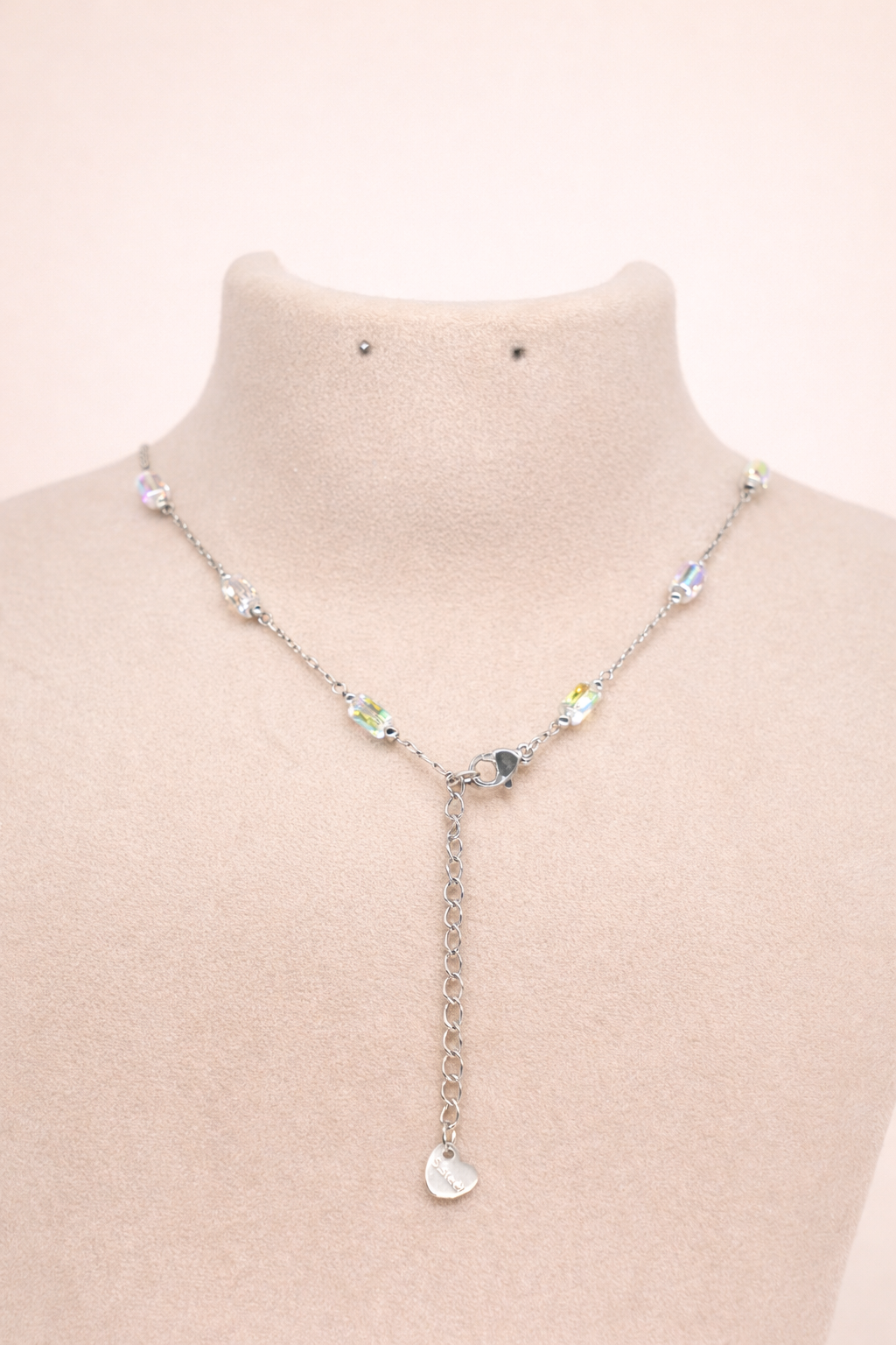 Stainless Steel Silver Polish Necklace Anti-Tarnish & Anti-Allergic for Girls (Design 2)