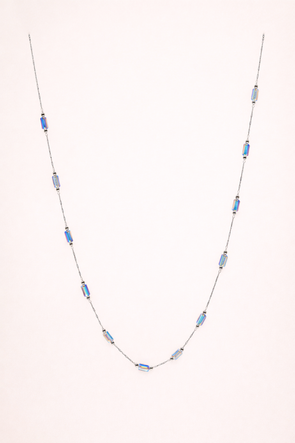 Stainless Steel Silver Polish Necklace Anti-Tarnish & Anti-Allergic for Girls (Design 1)
