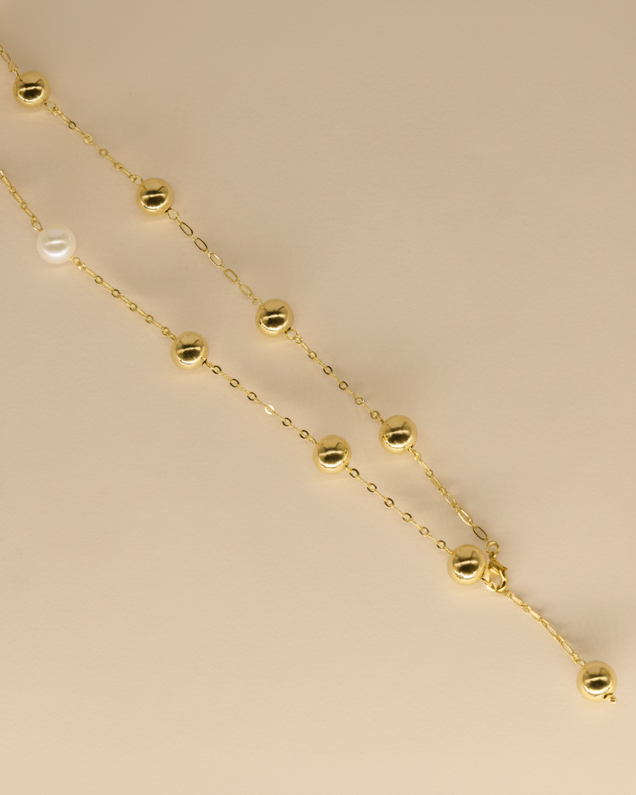 18kt Gold Polish Fancy Necklace Anti-Tarnish & Anti-Allergic for Girls (Design 1)