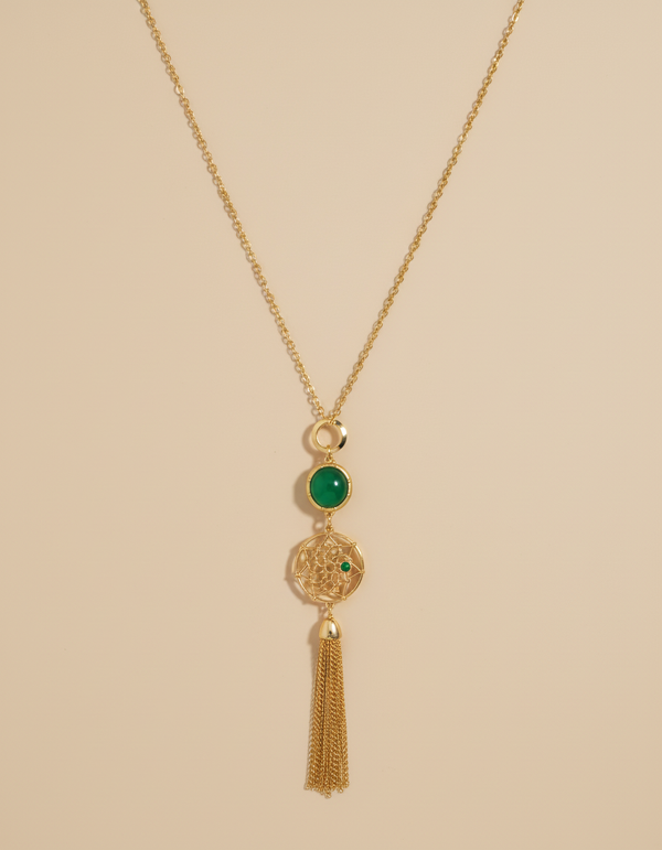 Fancy Necklace with Pendant for Women – 18K Gold Plated
