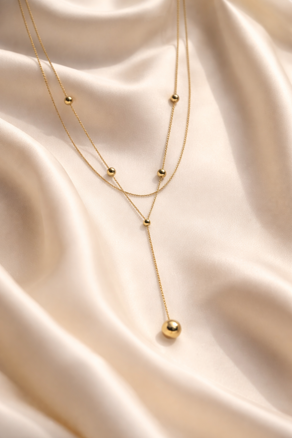 18kt Gold Polish Necklace Anti-Tarnish & Anti-Allergic for Girls