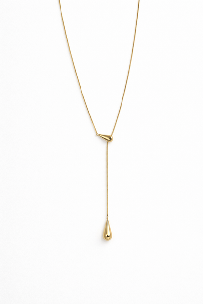 18 carat gold polish fancy necklace anti tranish anti allergic for girls .