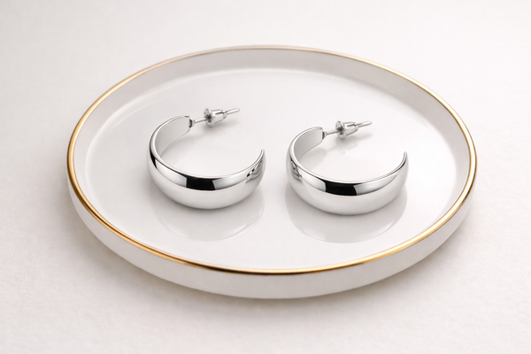 Stainless Steel Earring for Women – Silver