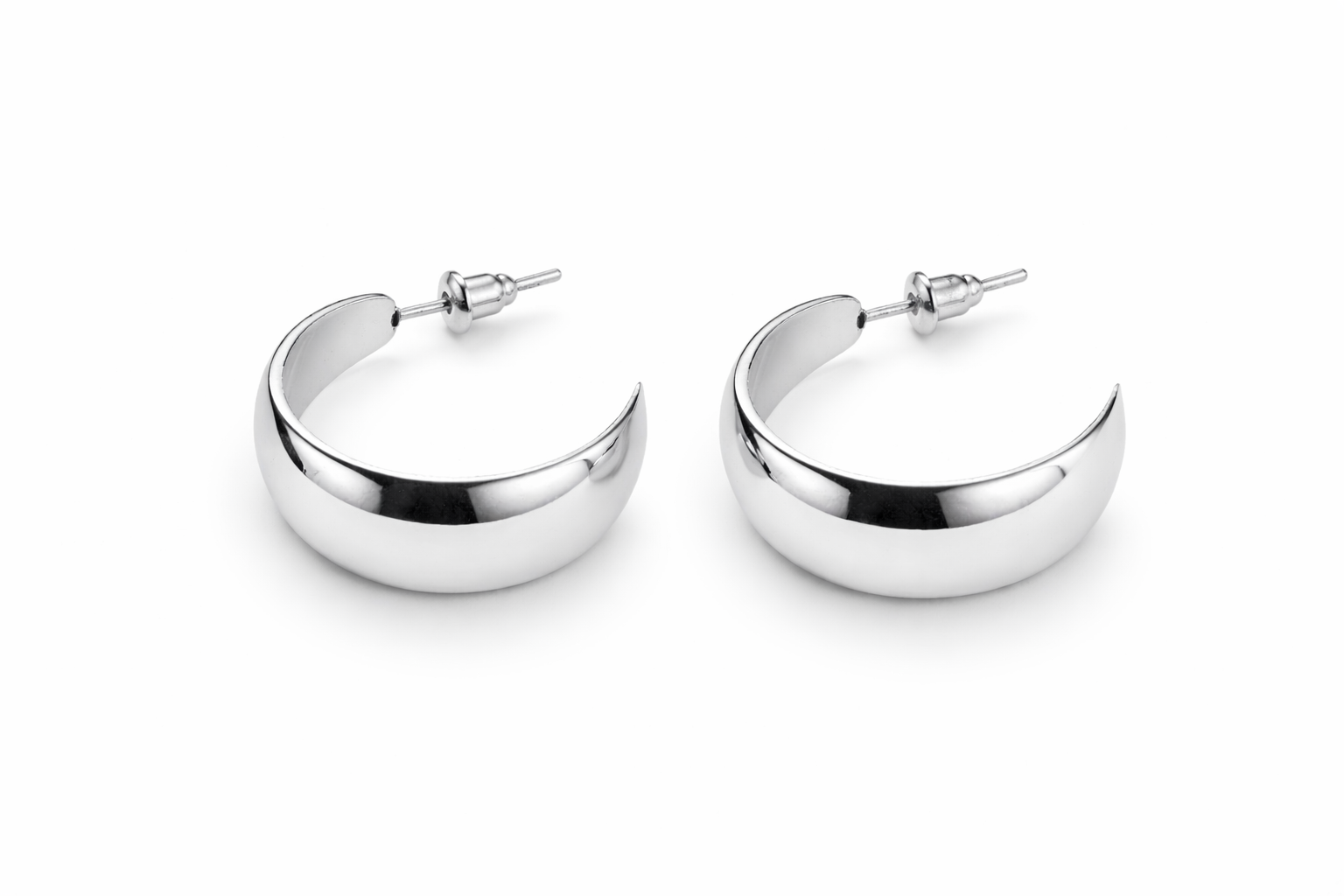 Stainless Steel Silver Polish Anti-Tarnish & Anti-Allergic Earring for Girls