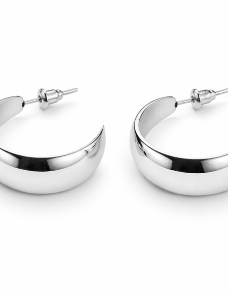 stainless steel silver polish anti tarnish anti allergic earring for girls