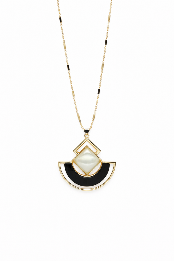 Fancy Chain with Pearl Pendant for Women – 18K Gold Plated