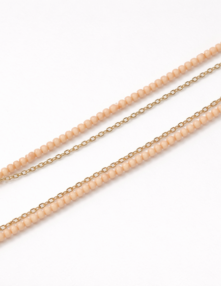 18kt gold polish necklace with bar pendant anti tranish anti allergic for girls