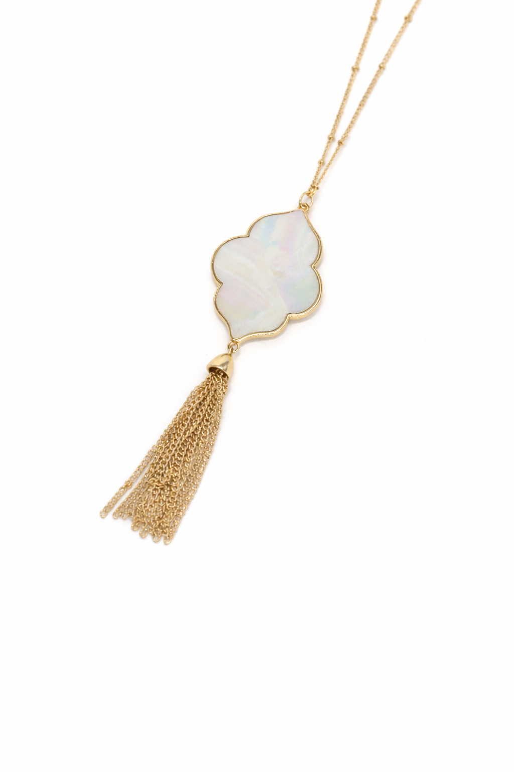 18kt Gold Plated Necklace with Moonstone Pendant Anti-Tarnish & Anti-Allergic for Girls