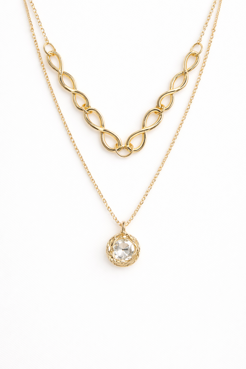 18kt Gold Polish Necklace with Pearl Pendant Anti-Tarnish & Anti-Allergic for Girls