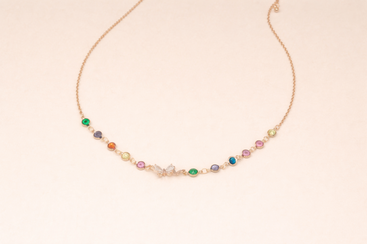 18kt Gold Polish Fancy Necklace for Girls Anti-Tarnish & Anti-Allergic (Design 1)