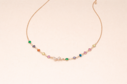 18 kart gold polish fancy necklace for girls anti tarnish anti allergic