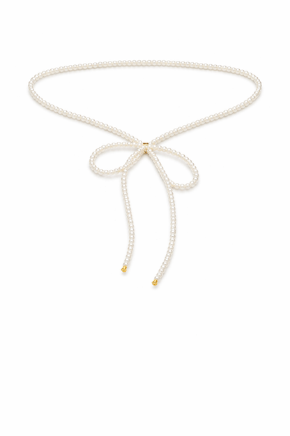 pearl coquette necklace