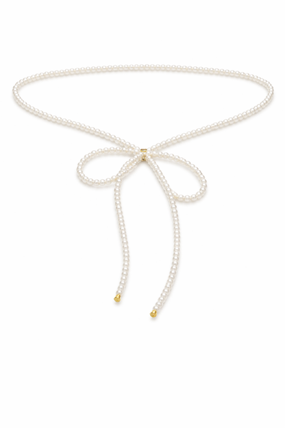 pearl coquette necklace