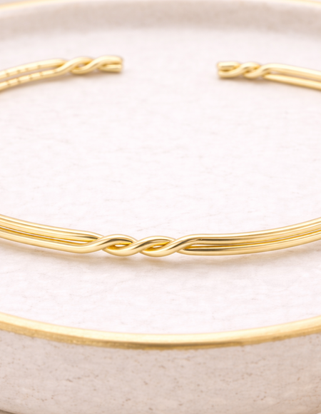 18kt gold polish slipknot neck choker anti tranish anti allergic for girls