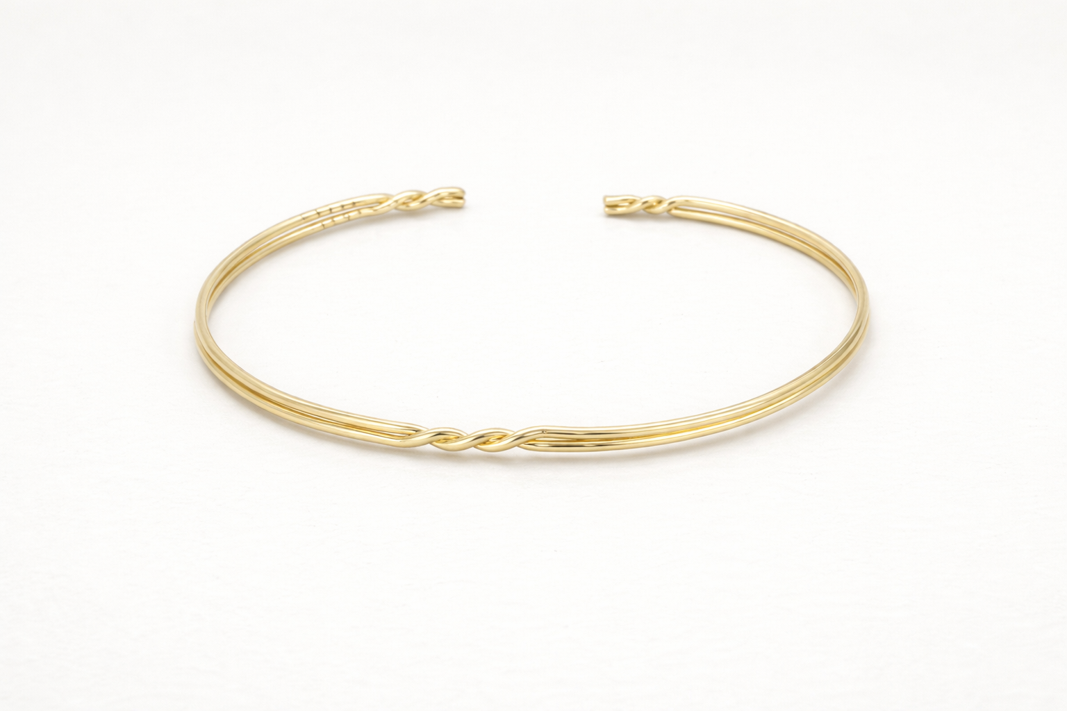 18kt Gold Polish Slipknot Neck Choker Anti-Tarnish & Anti-Allergic for Girls (Design 2)