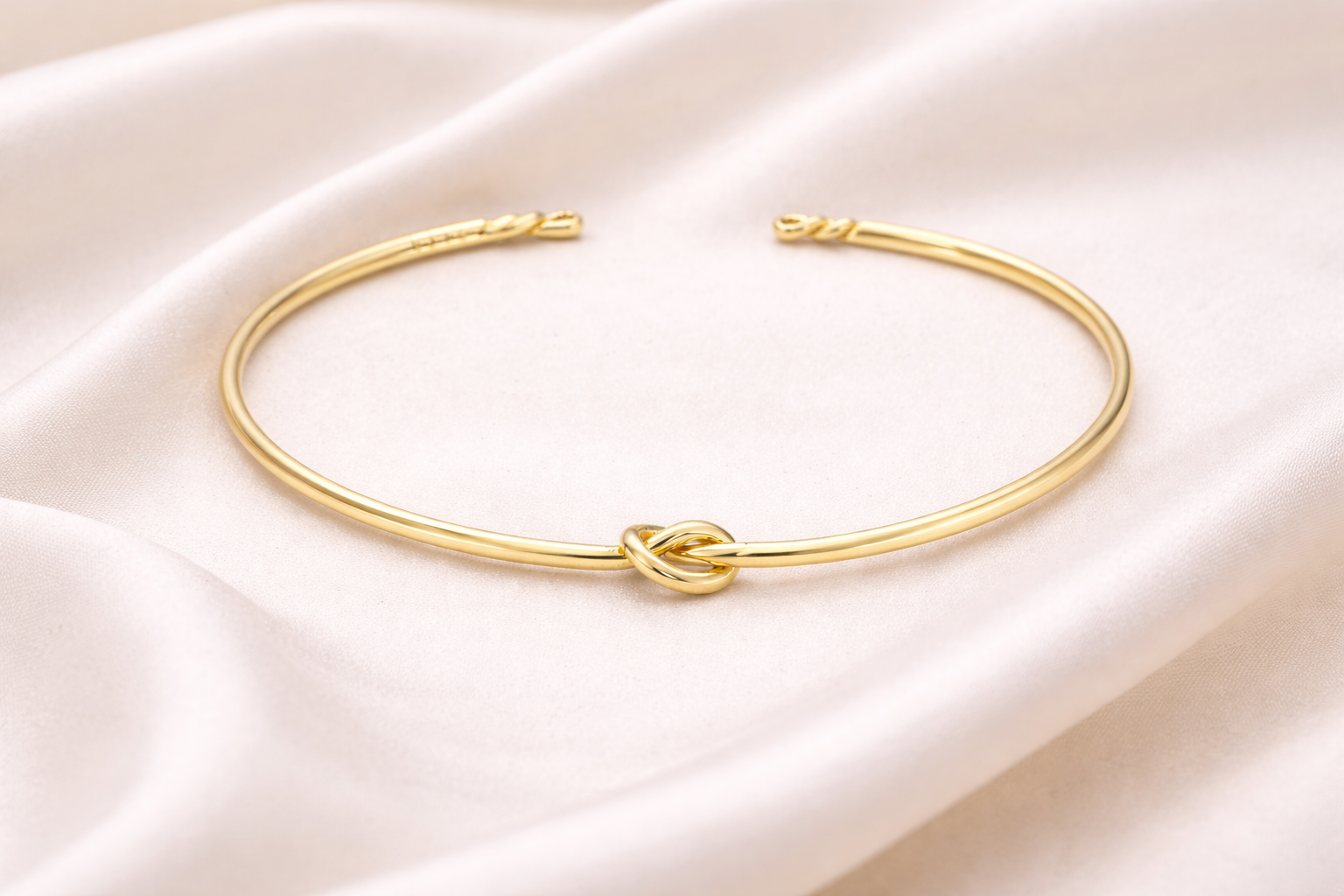 18kt Gold Polish Slipknot Neck Choker Anti-Tarnish & Anti-Allergic for Girls (Design 1)