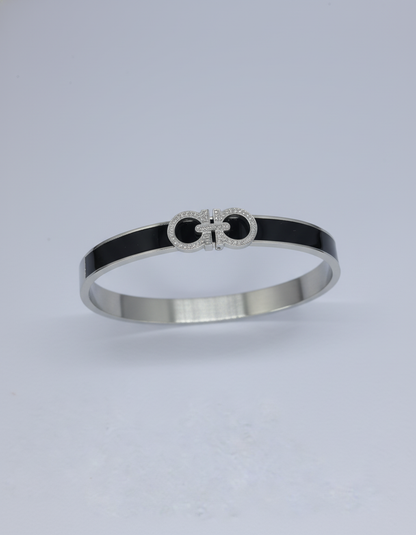 stainless steel silver -tone kada for mens anti tranish anti allergic