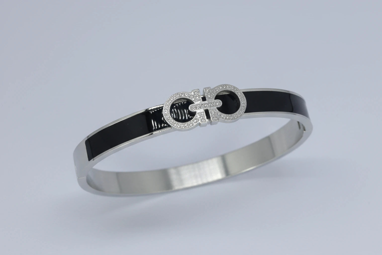 Stainless Steel Silver-Tone Kada for Men Anti-Tarnish & Anti-Allergic