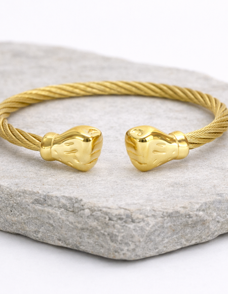 18 carat gold-toned kada with slylish design for mens anti tranish anti allergic