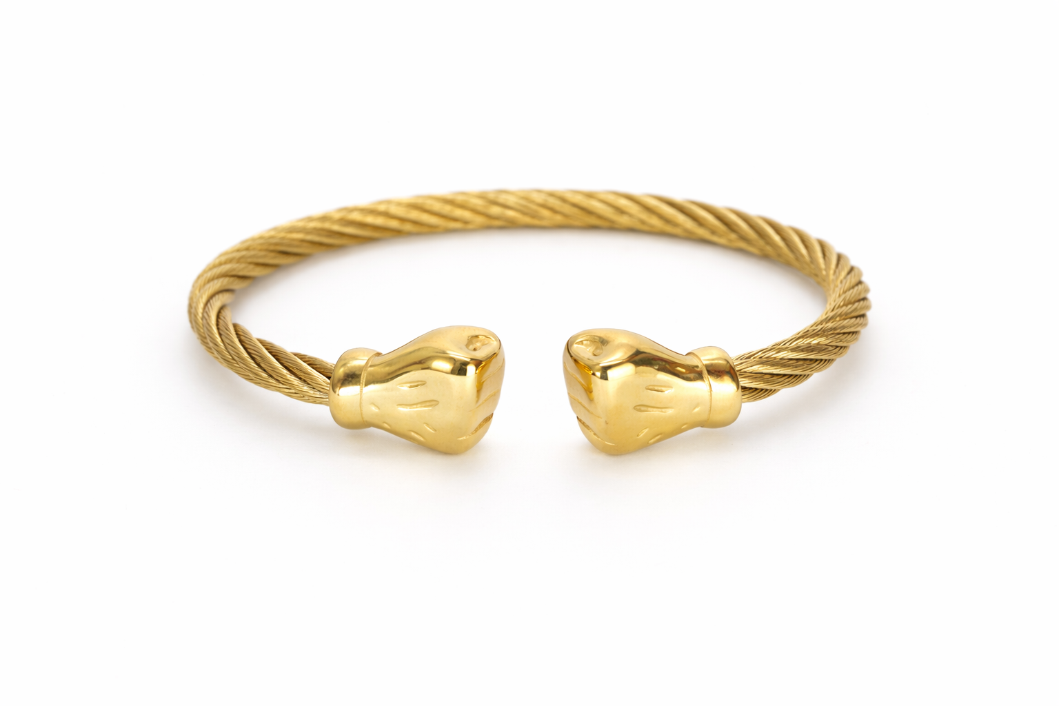 18kt Gold-Toned Kada with Stylish Design for Men Anti-Tarnish & Anti-Allergic