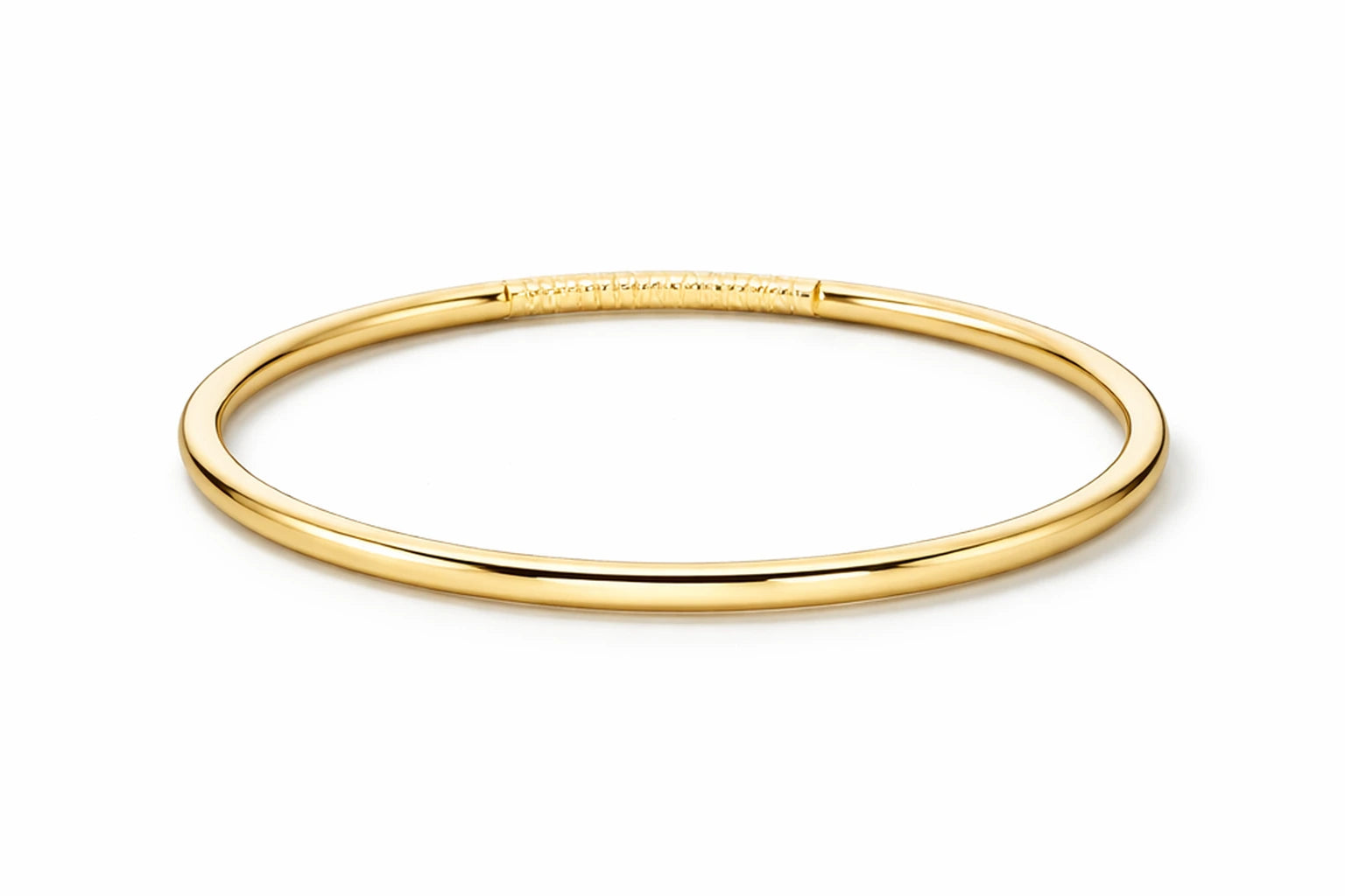 18kt Gold Polish Boys Tone Kada Anti-Tarnish & Anti-Allergic