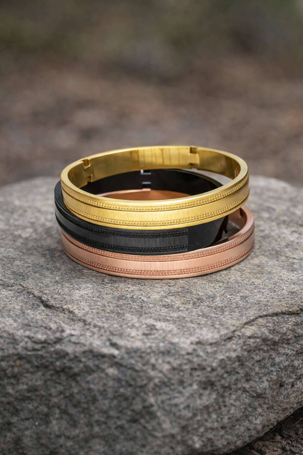 18kt Gold Polish, Black Polish, Rose Gold Polish Anti-Tarnish & Anti-Allergic