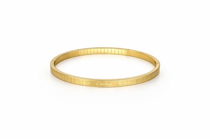 18kt gold plated plain kada for mens anti tranish anti allergic