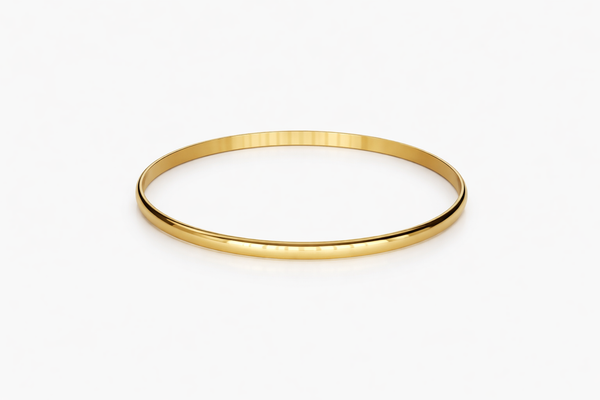 Gold Bangle-Style Kada for Women – 18K Gold Plated