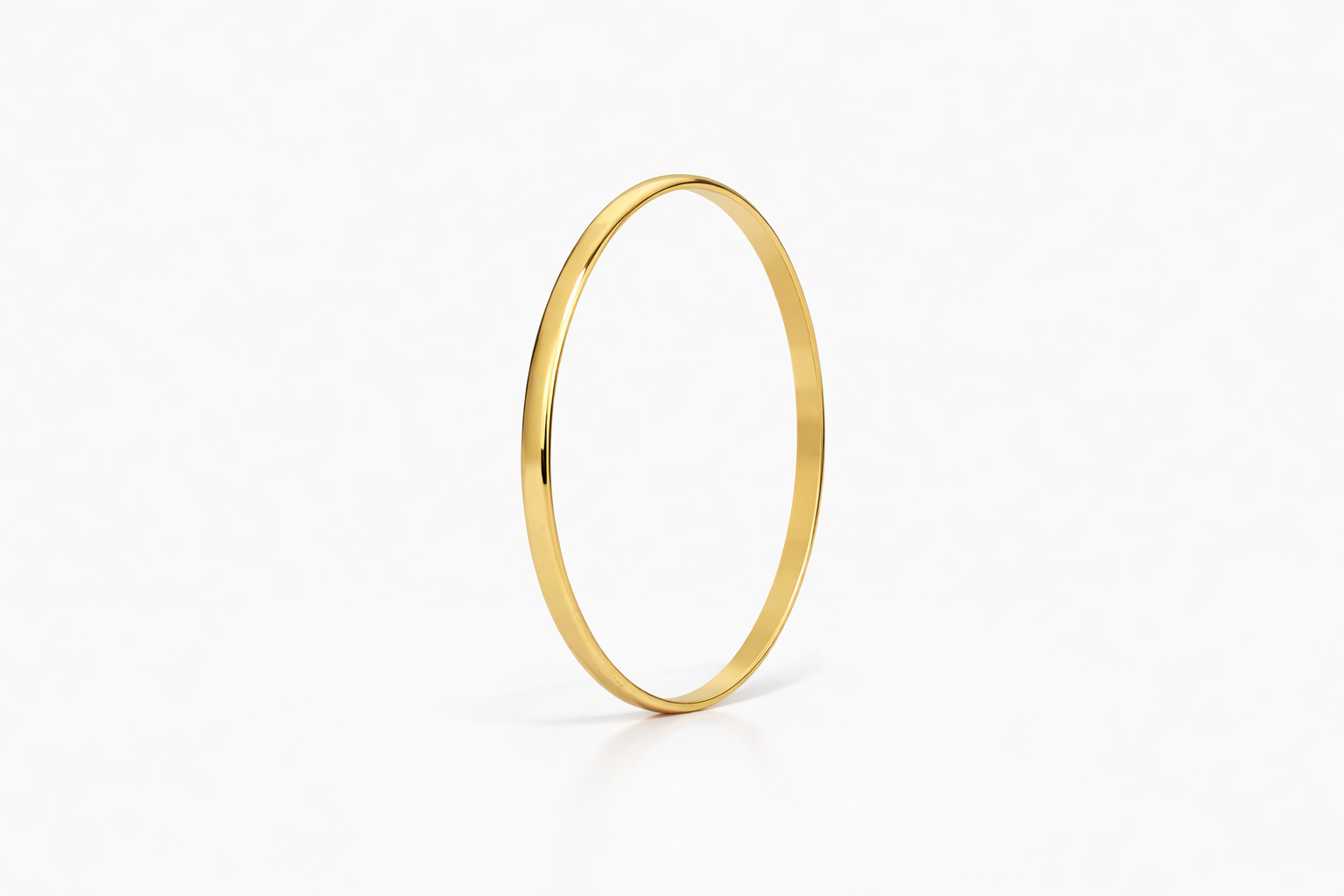 18kt Gold Gold Plated Bangle-Style Kada Anti-Tarnish & Anti-Allergic
