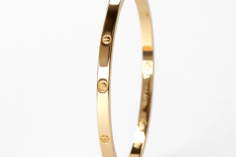18kt Rose Gold Plated Ladies Kada Bracelet and Anti-Tarnish & Anti-Allergic
