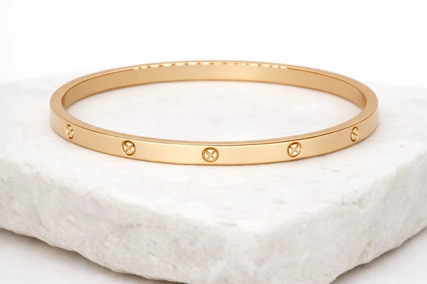 Kada Bracelet for Women – 18K Rose Gold Plated